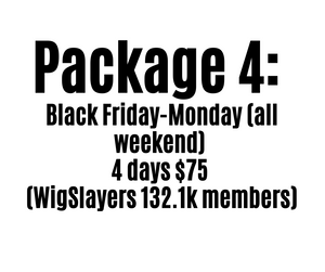 Black Friday and Cyber Monday Promotion Deals