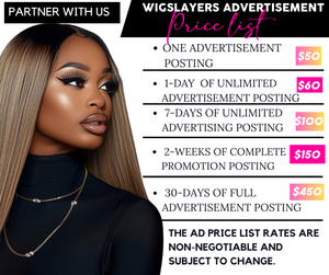 WigSlayers Advertisement  Package